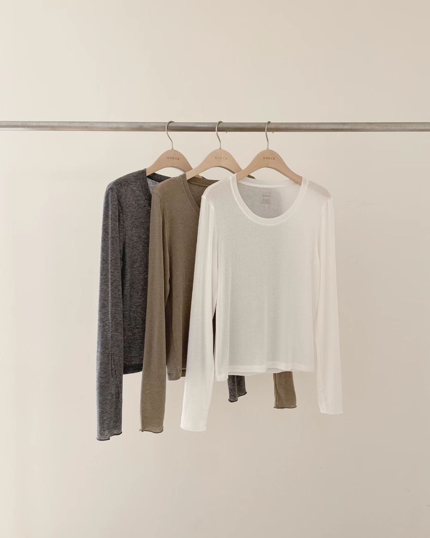 Ounce shea layered T-3col