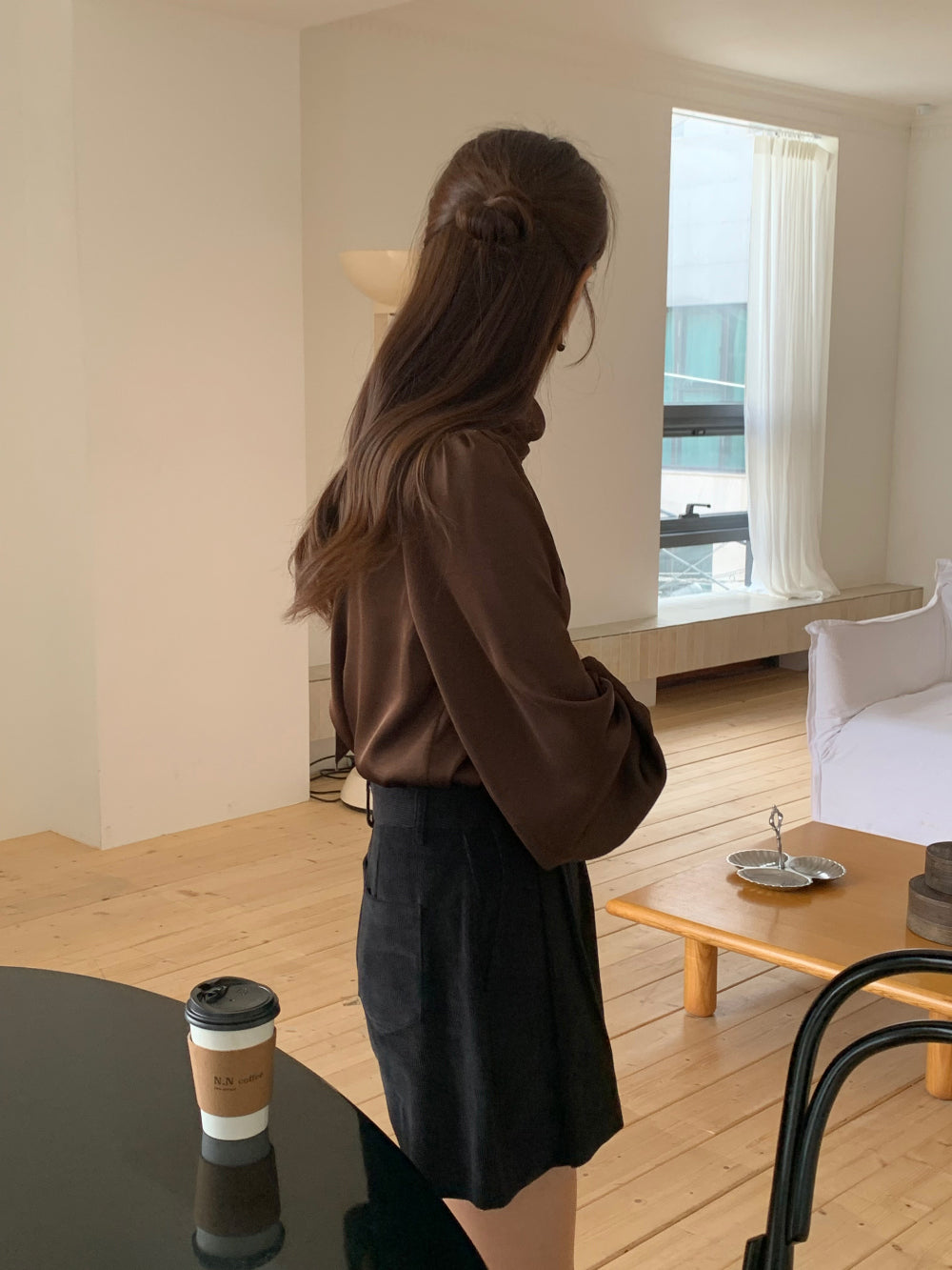 house tie blouse-3col