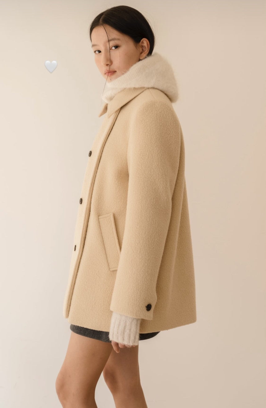 Lemiel wool coat-2col