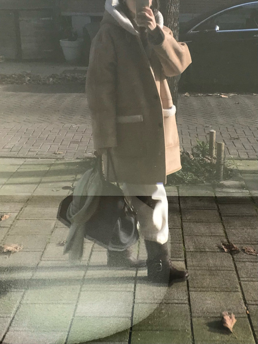 Fitz hoodie shearing half mustang