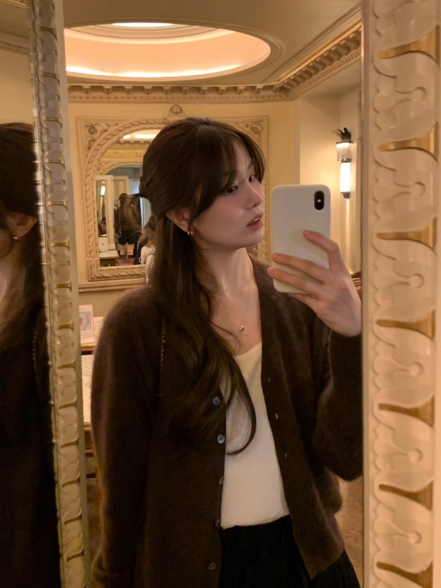 Ounce cash brush cardigan-4col