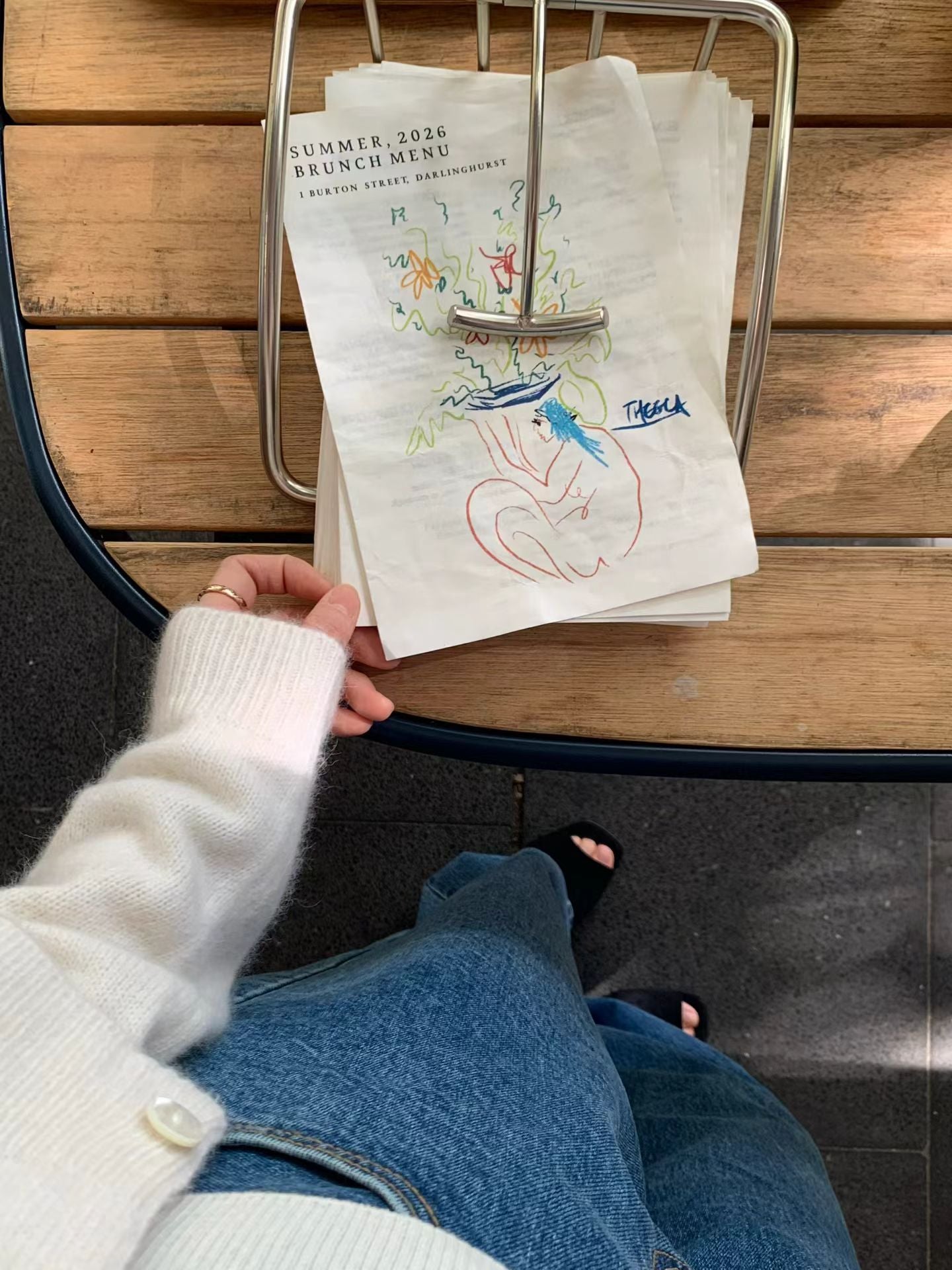 Ounce nia deep blue denim