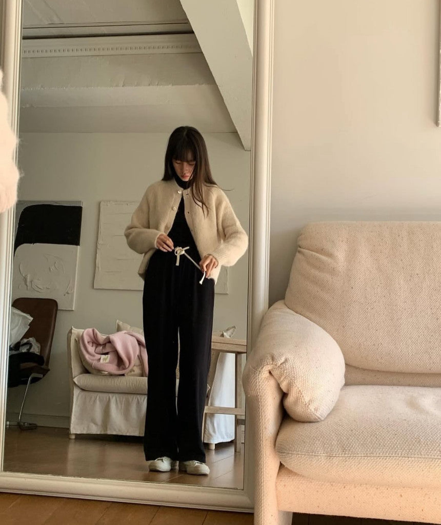 winter gimo Relaxed pants-4col