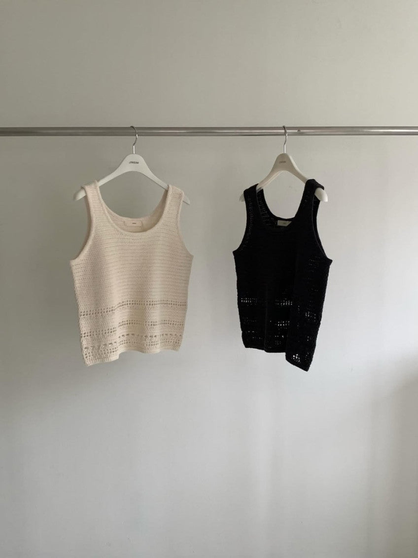 cindy crochet sleeveless-2col