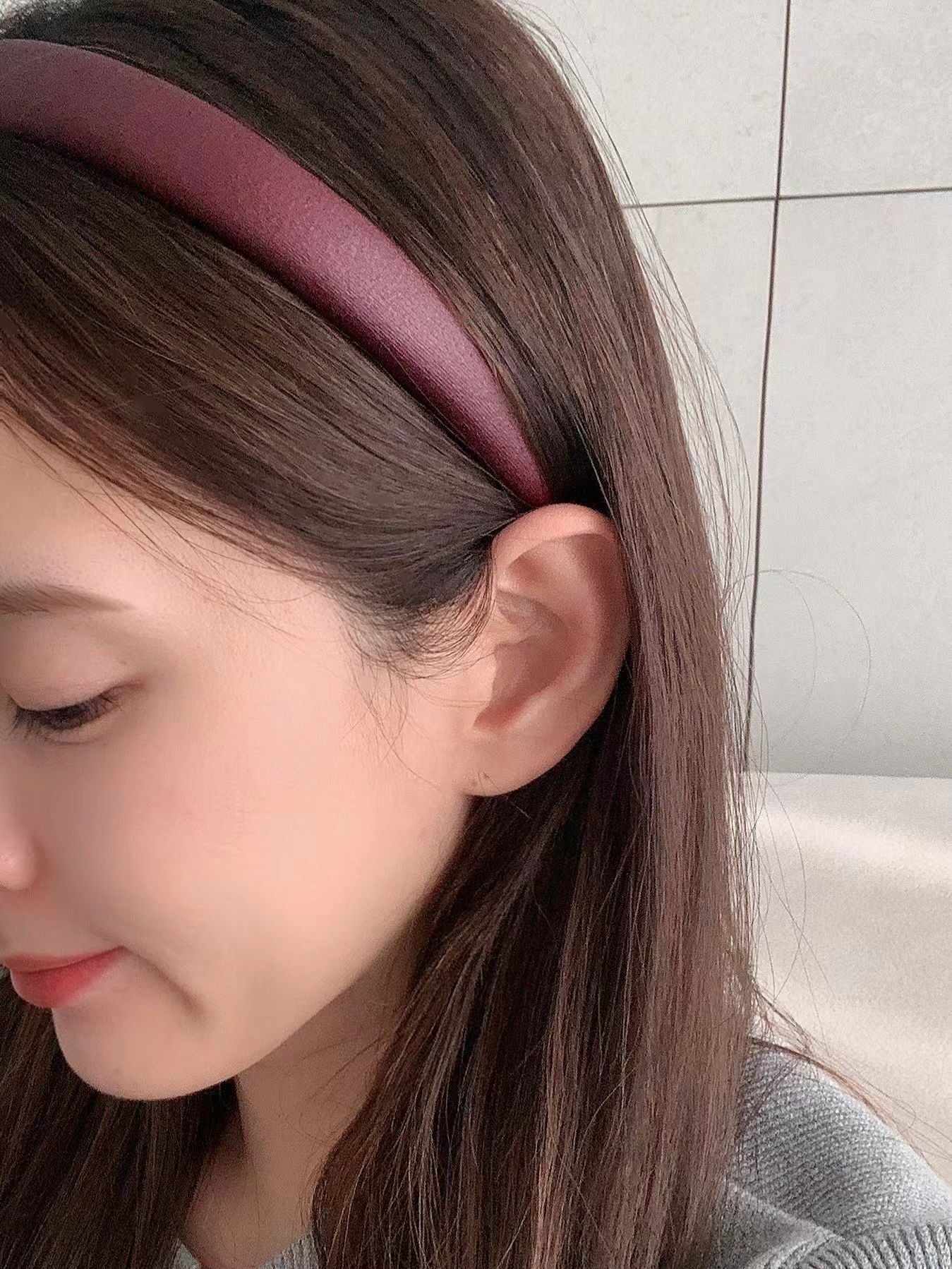 Leather headband