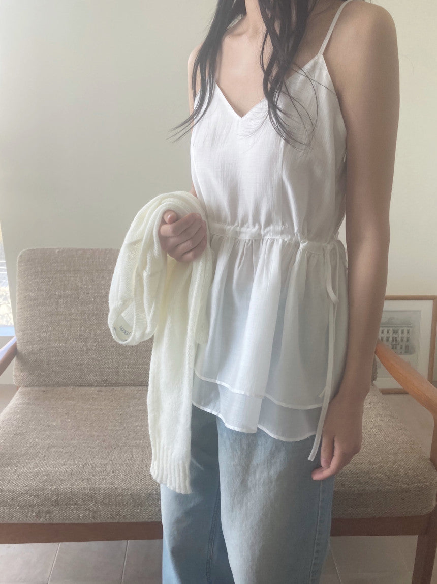 Mov sleeveless blouse