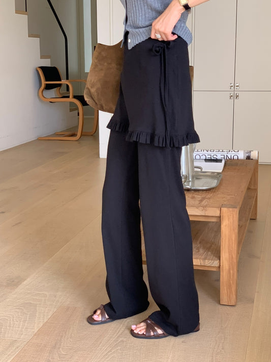 Pov skirt pants-2col