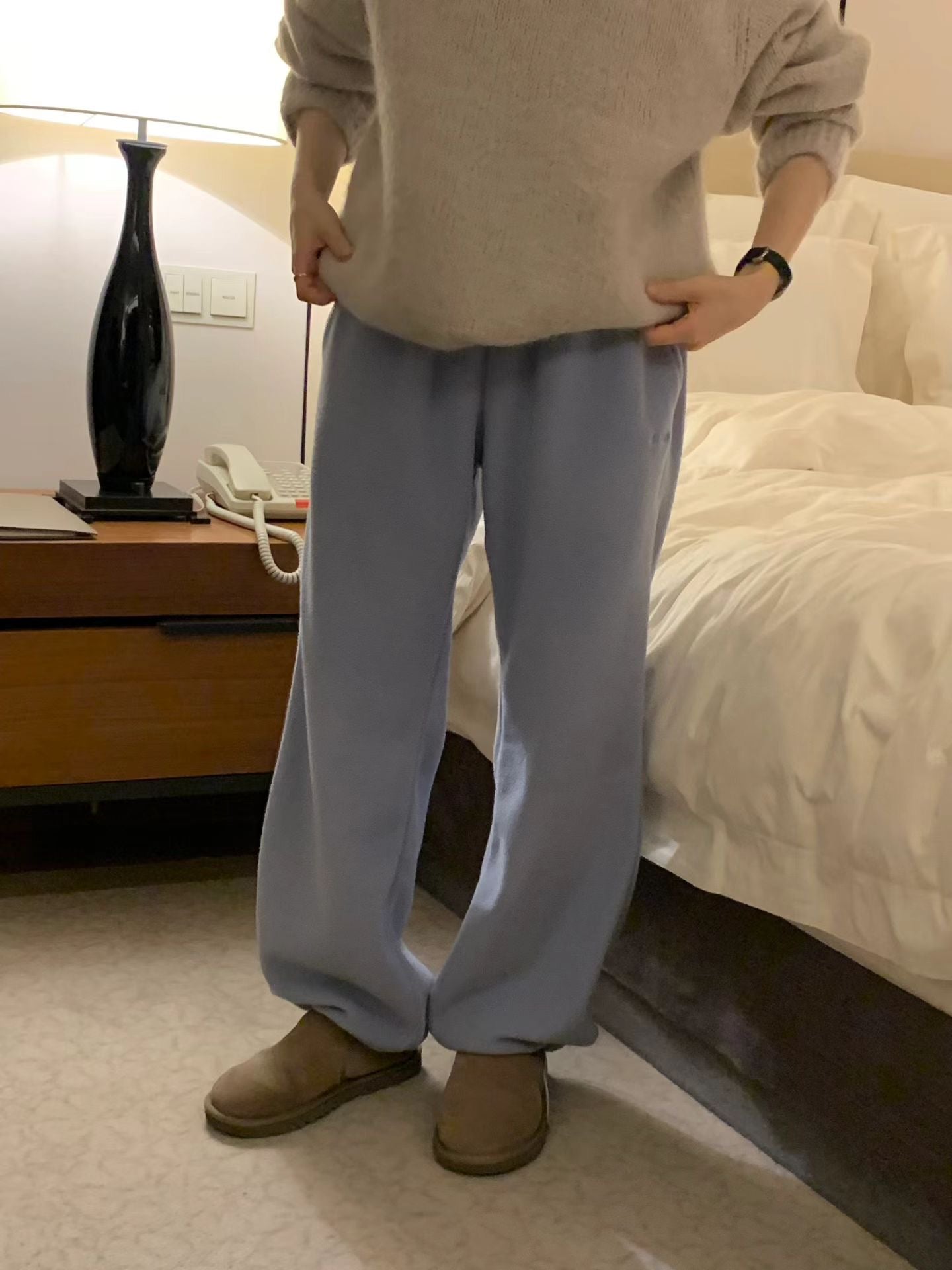 Ounce dumble string jogger pants-4col