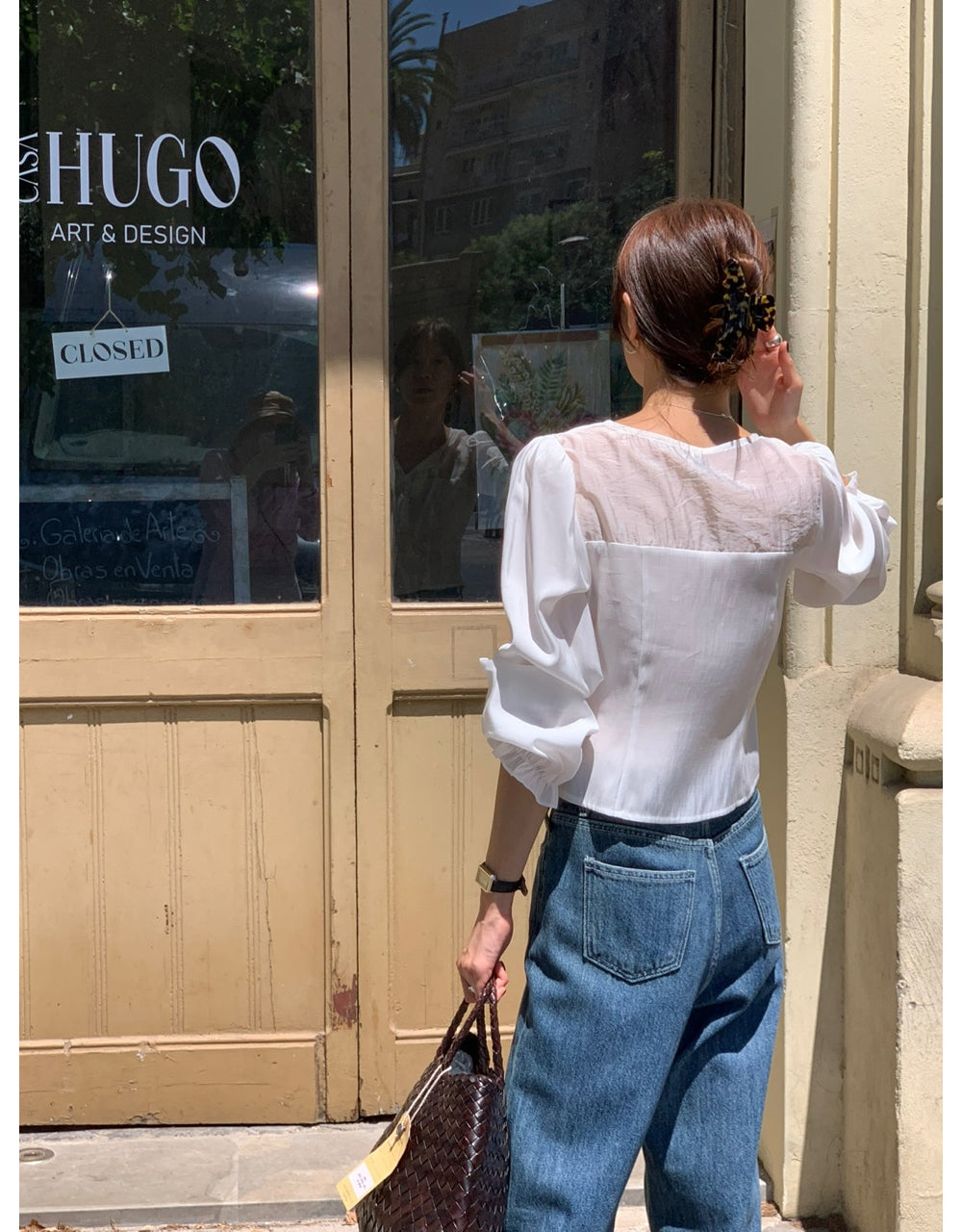 Shining blouse-3col