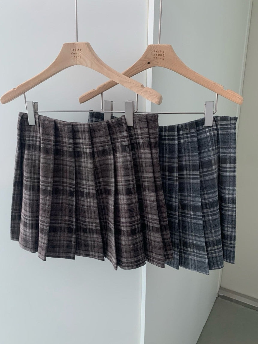 Check alo skirt-2col