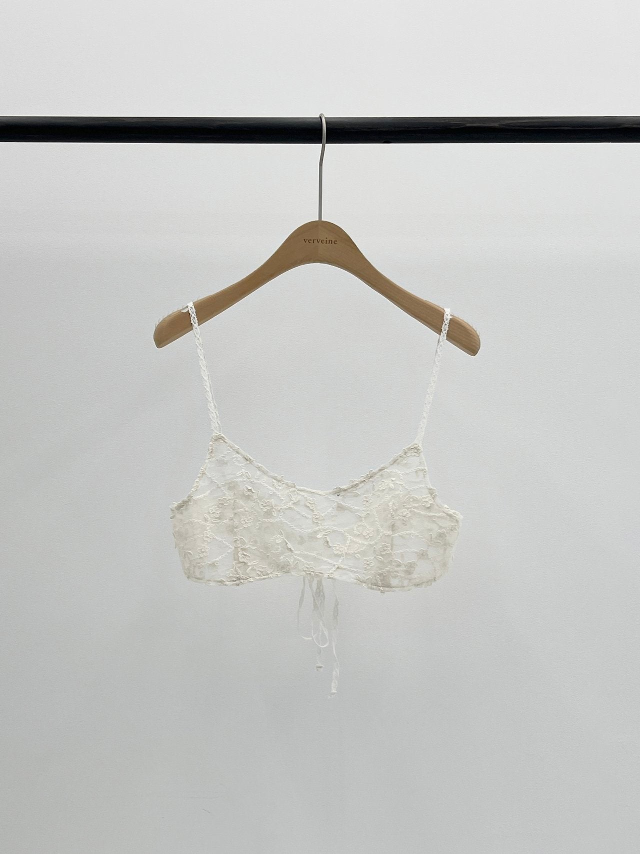Rosier floral lace bustier