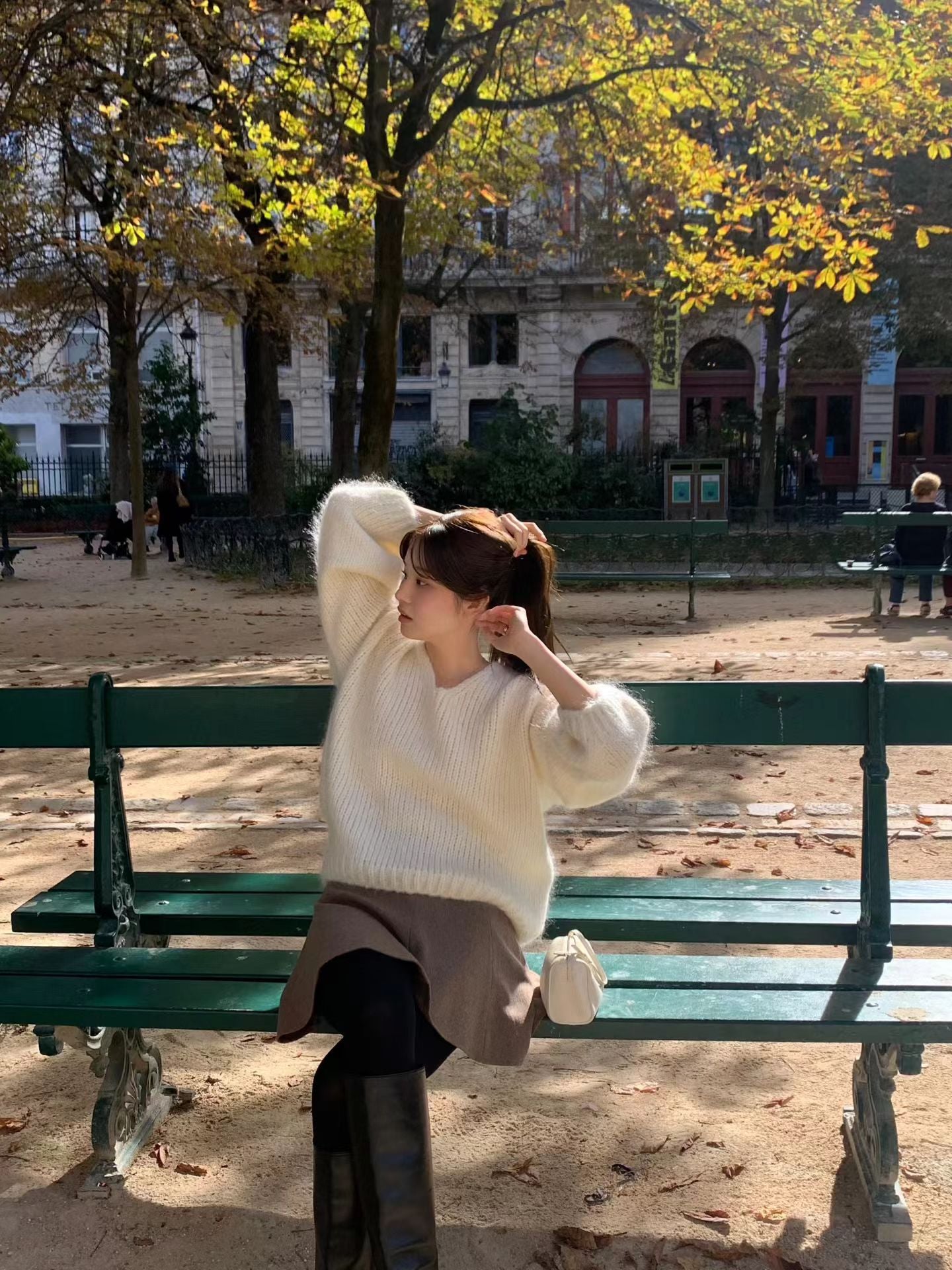 Ounce rina mohair v-knit-2col