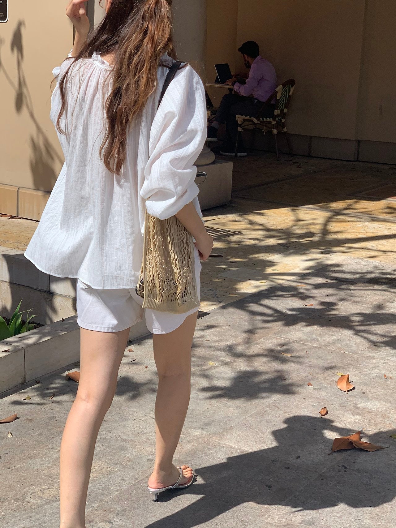 Lea tassel frill blouse