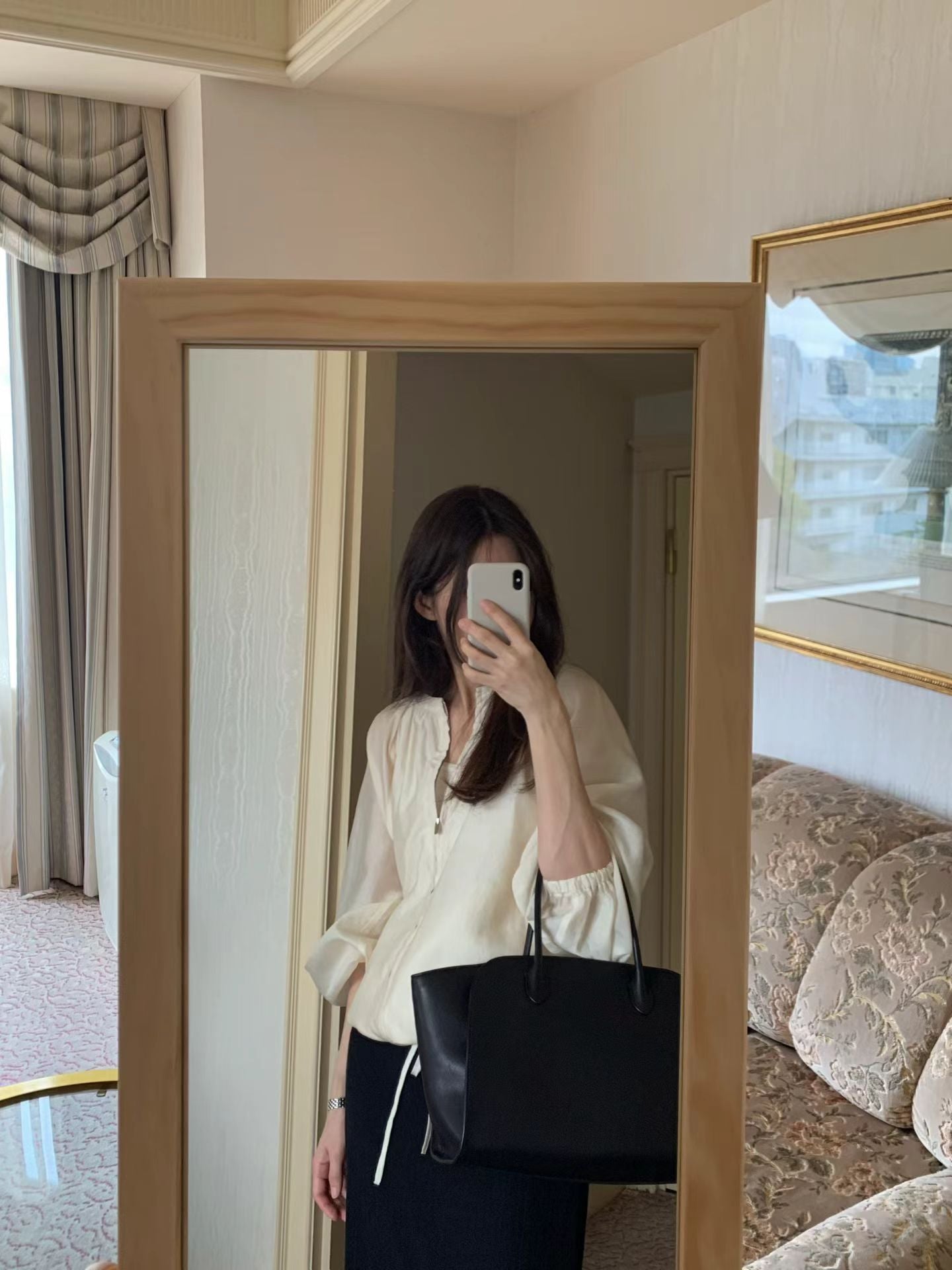 Ounce sheer shirring jumper