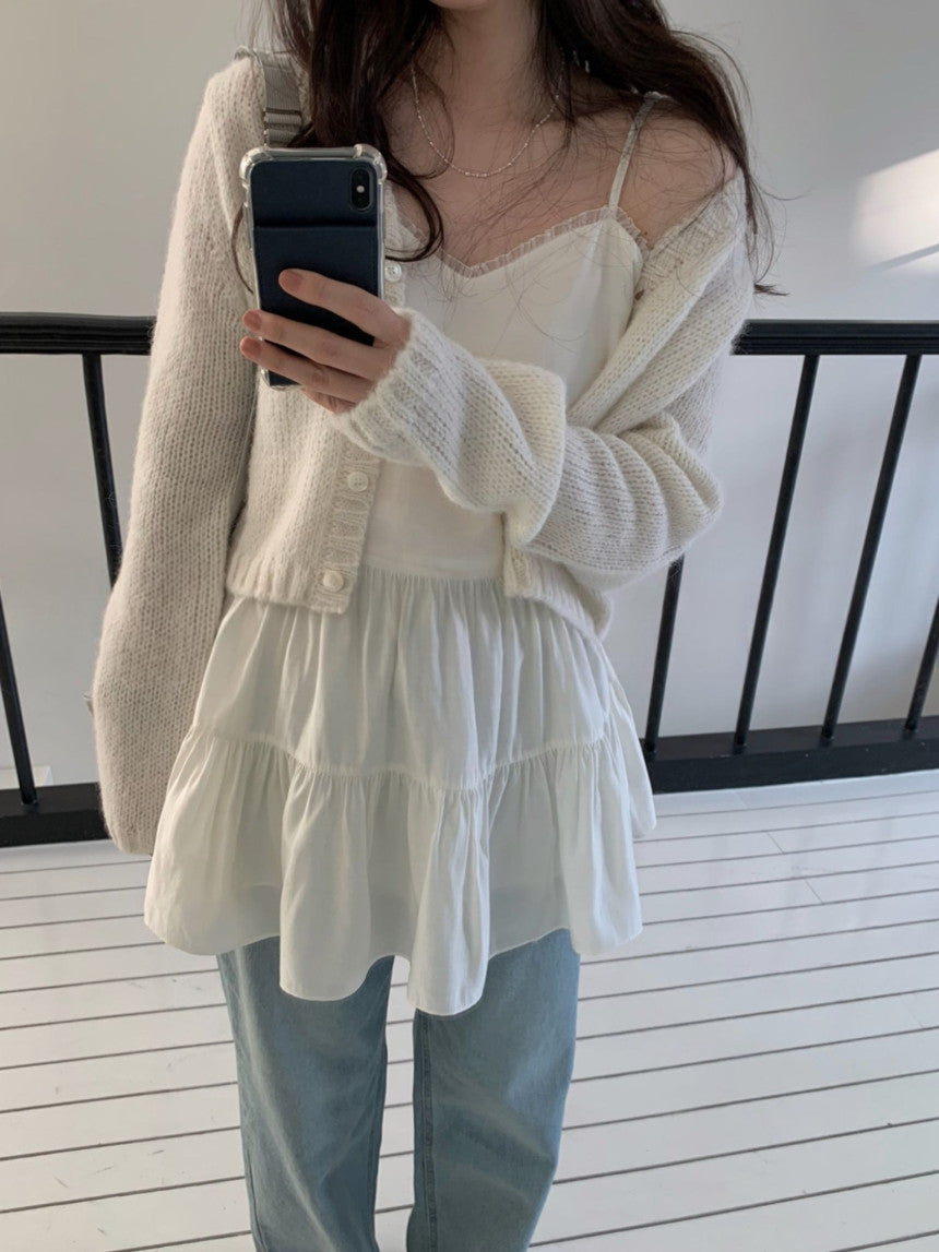 即納 Heart frill onepiece