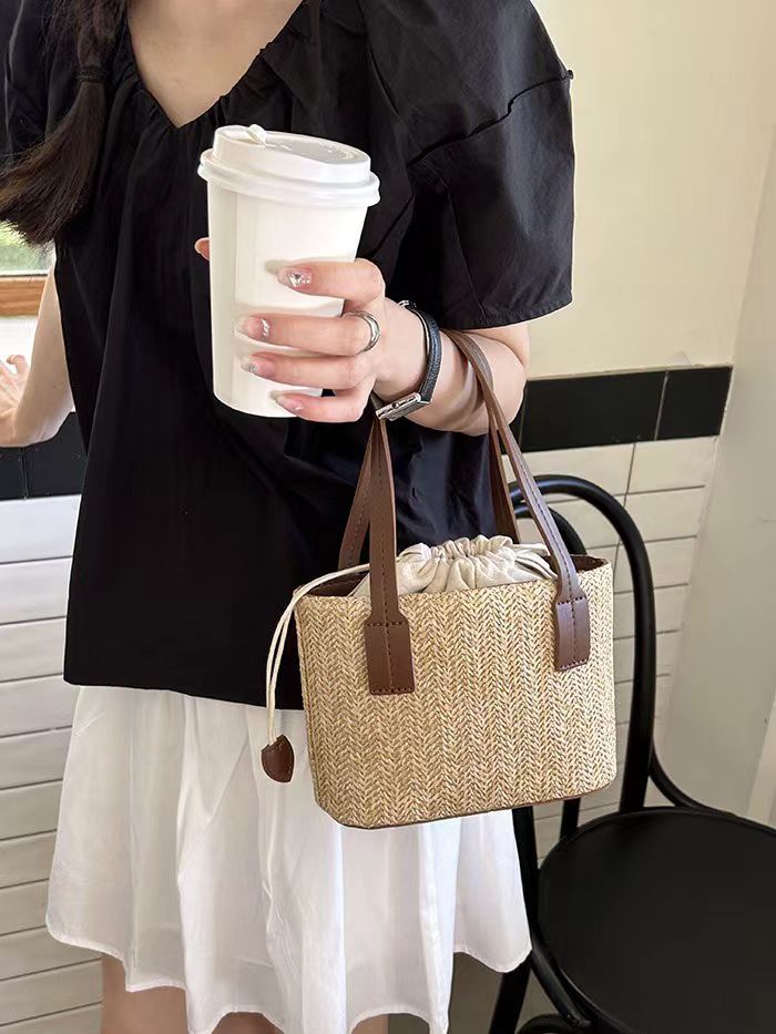 rattan mini bag