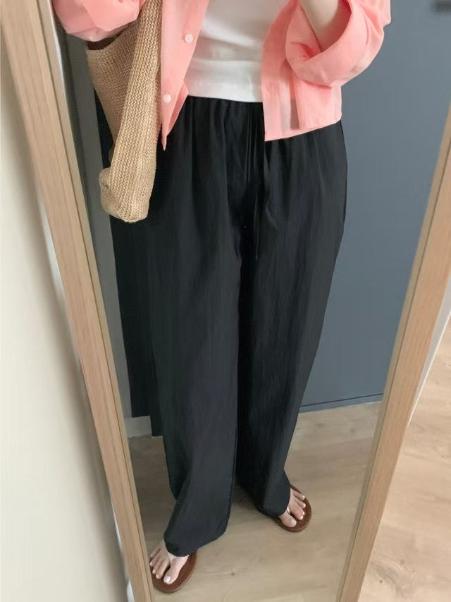 Mive washa banding pants-4col
