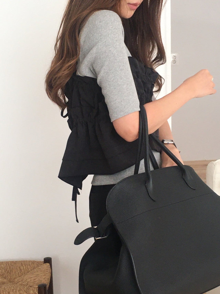 Surry pitch shirring bustier