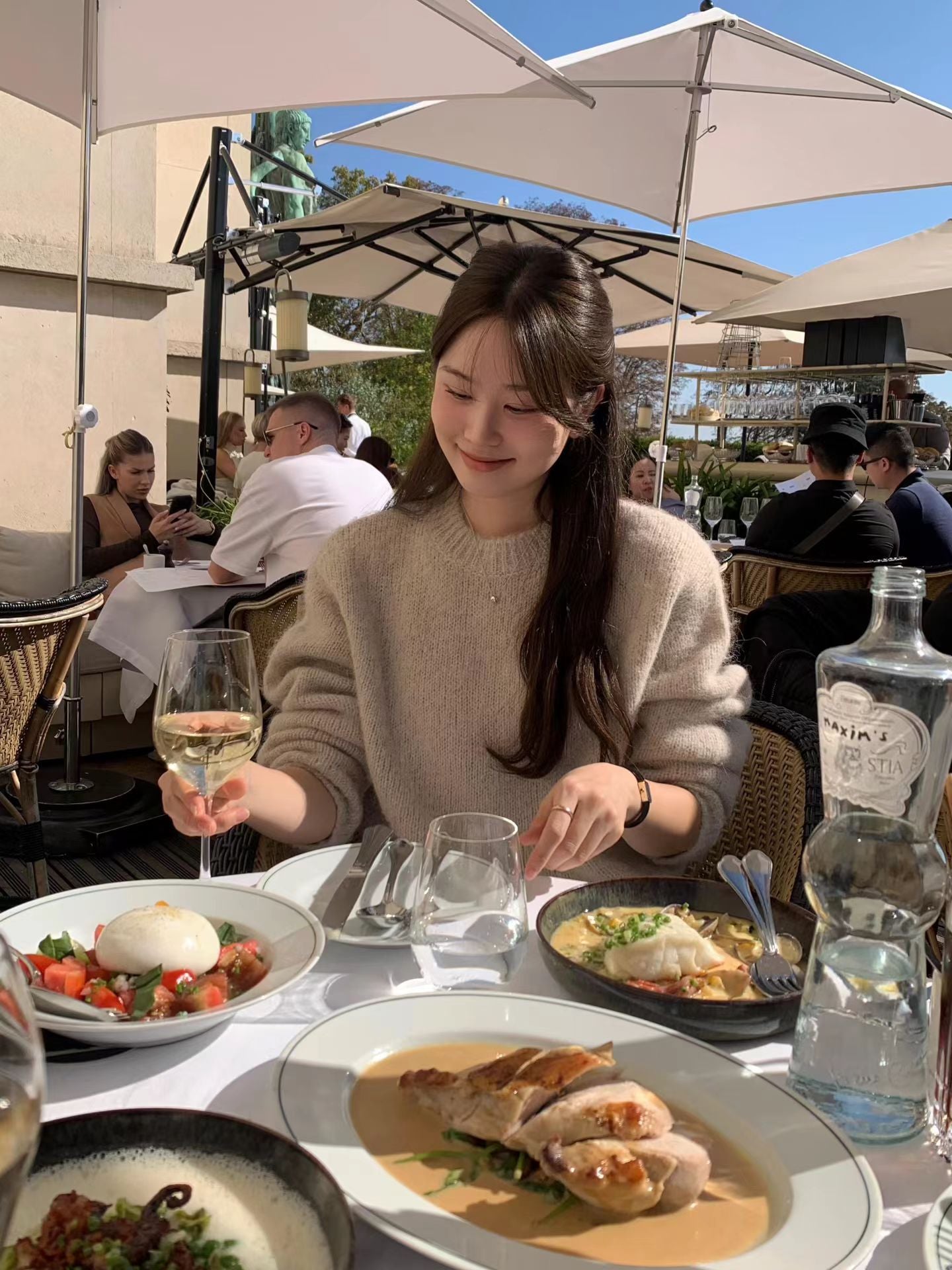 Ounce wool alpaca hair knit-3col