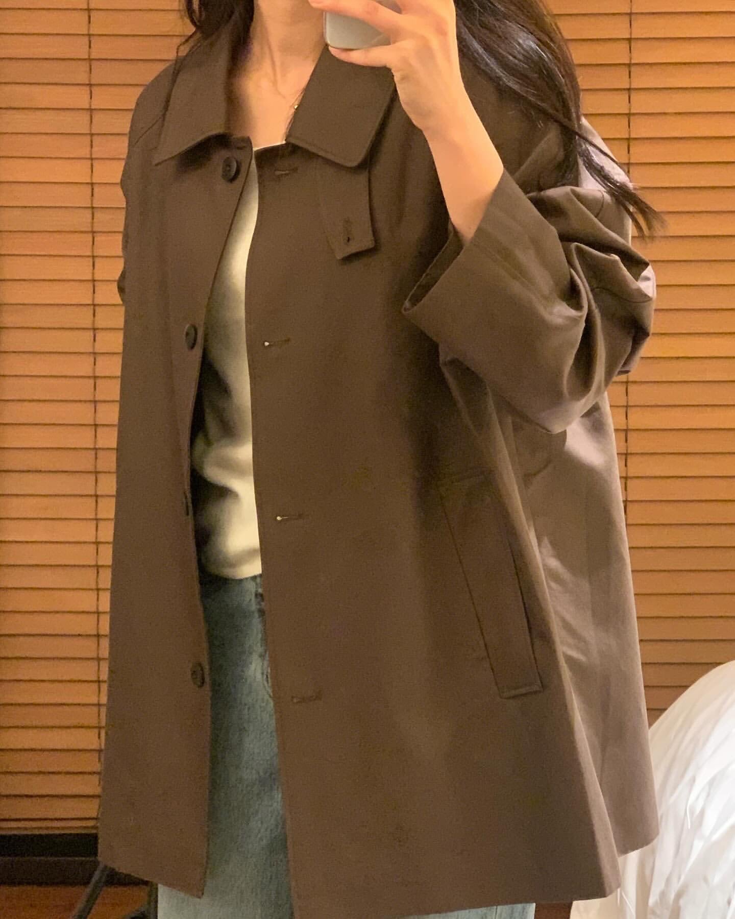 Bills half trench coat-2col