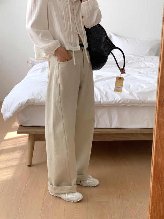 liter mercy washed cotton pants