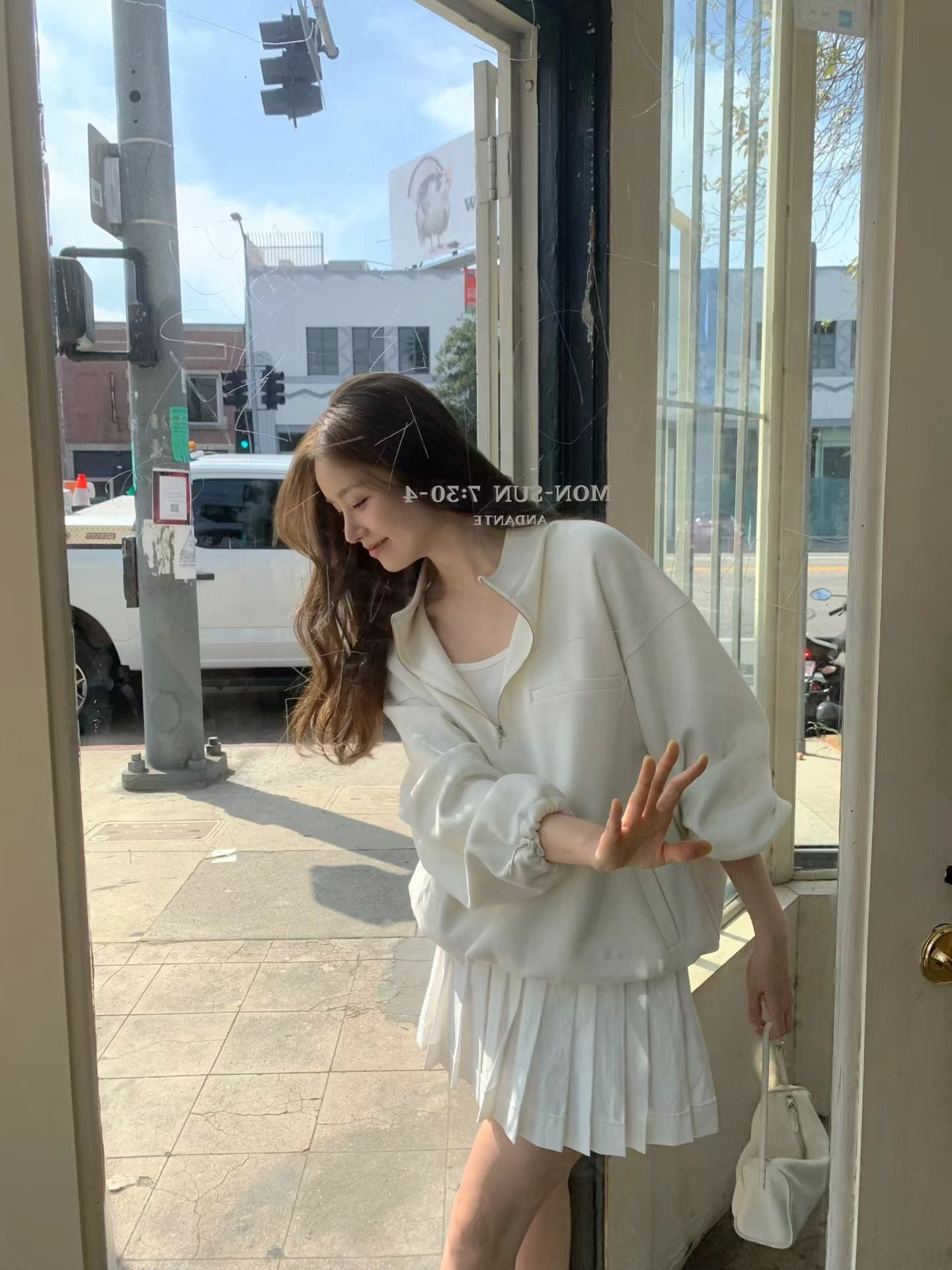 Ounce mini pleats skirt