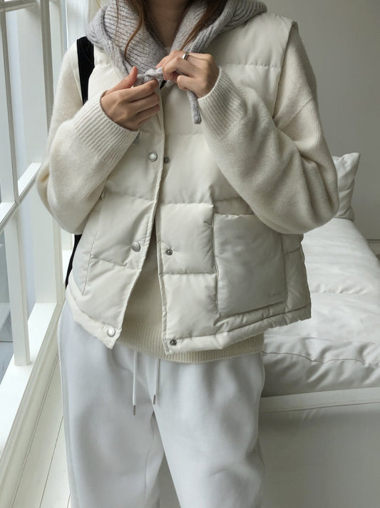 Bloom duckdown vest-3col