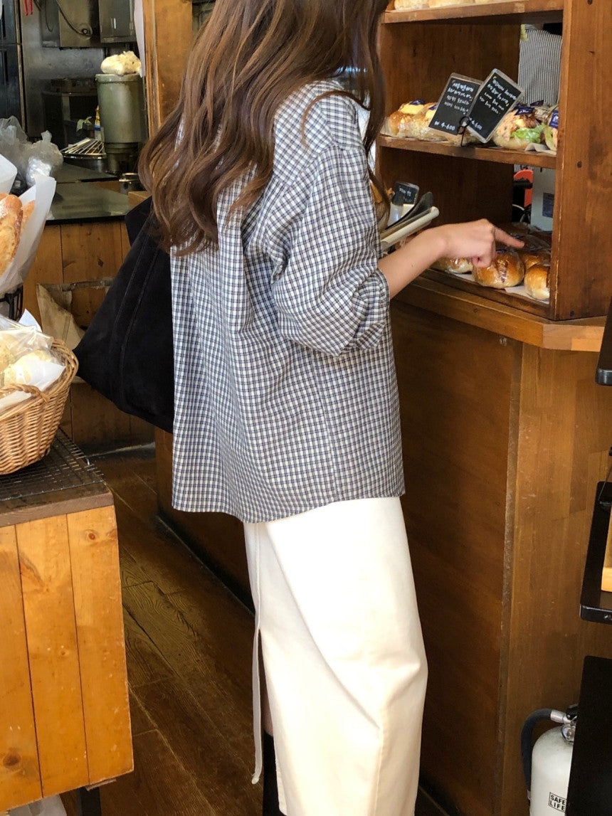 Paddington check shirt-2col