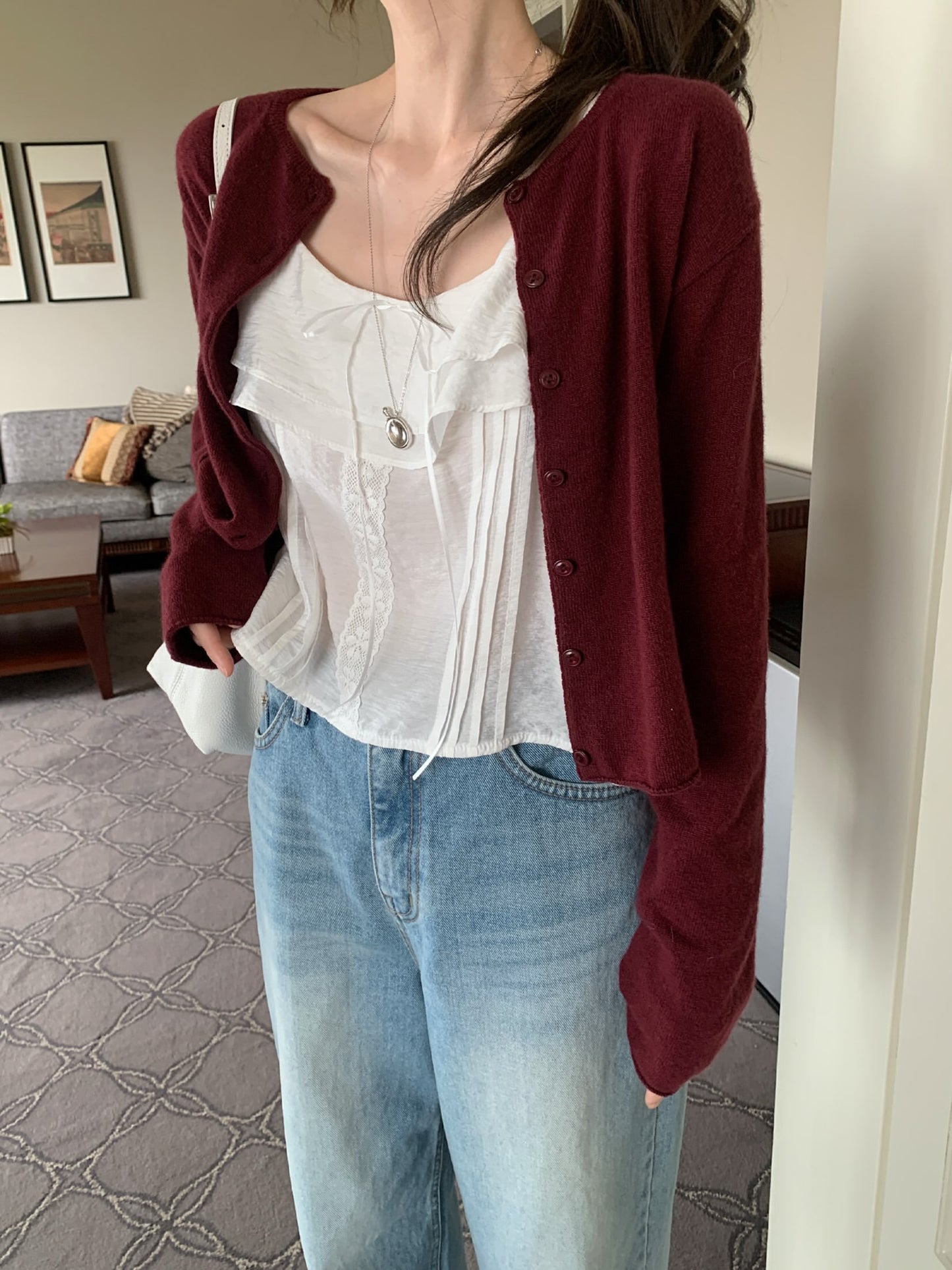 wordmary cardigan-3col