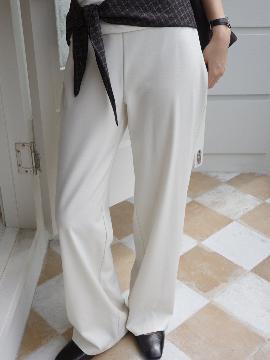 Row flare slacks-3col