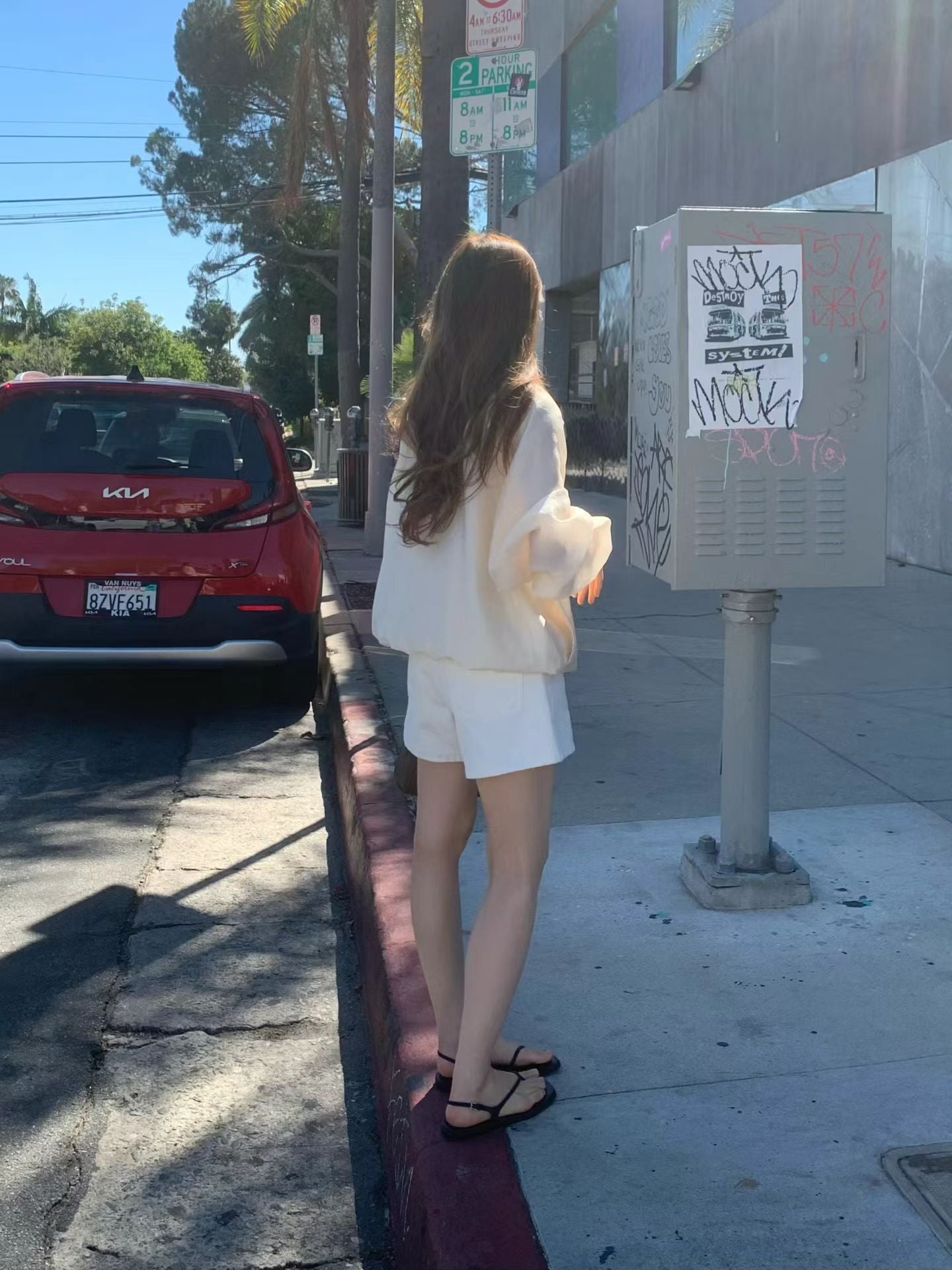 Ounce sheer shirring jumper