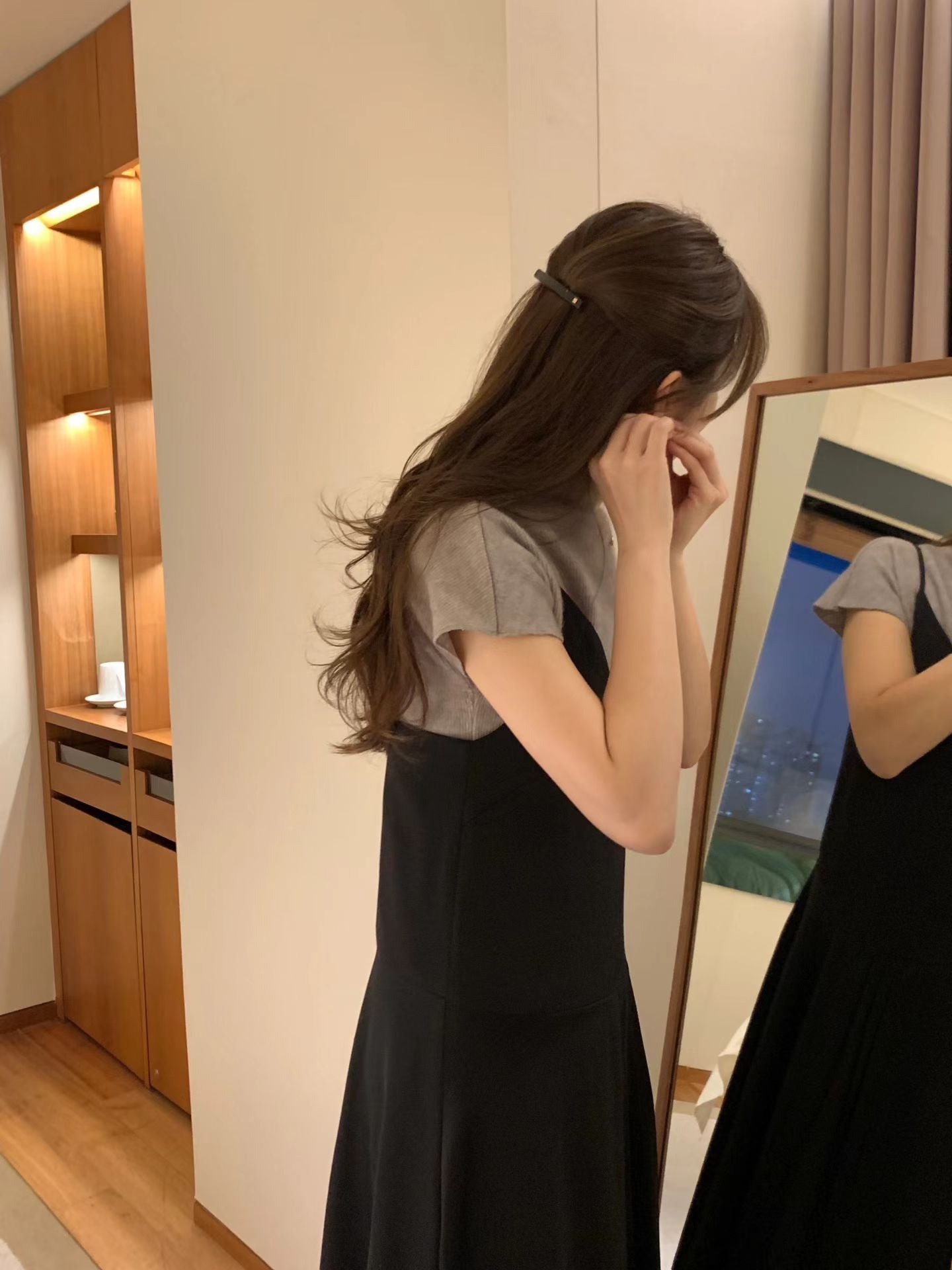 Ounce blooming half blouse-2col