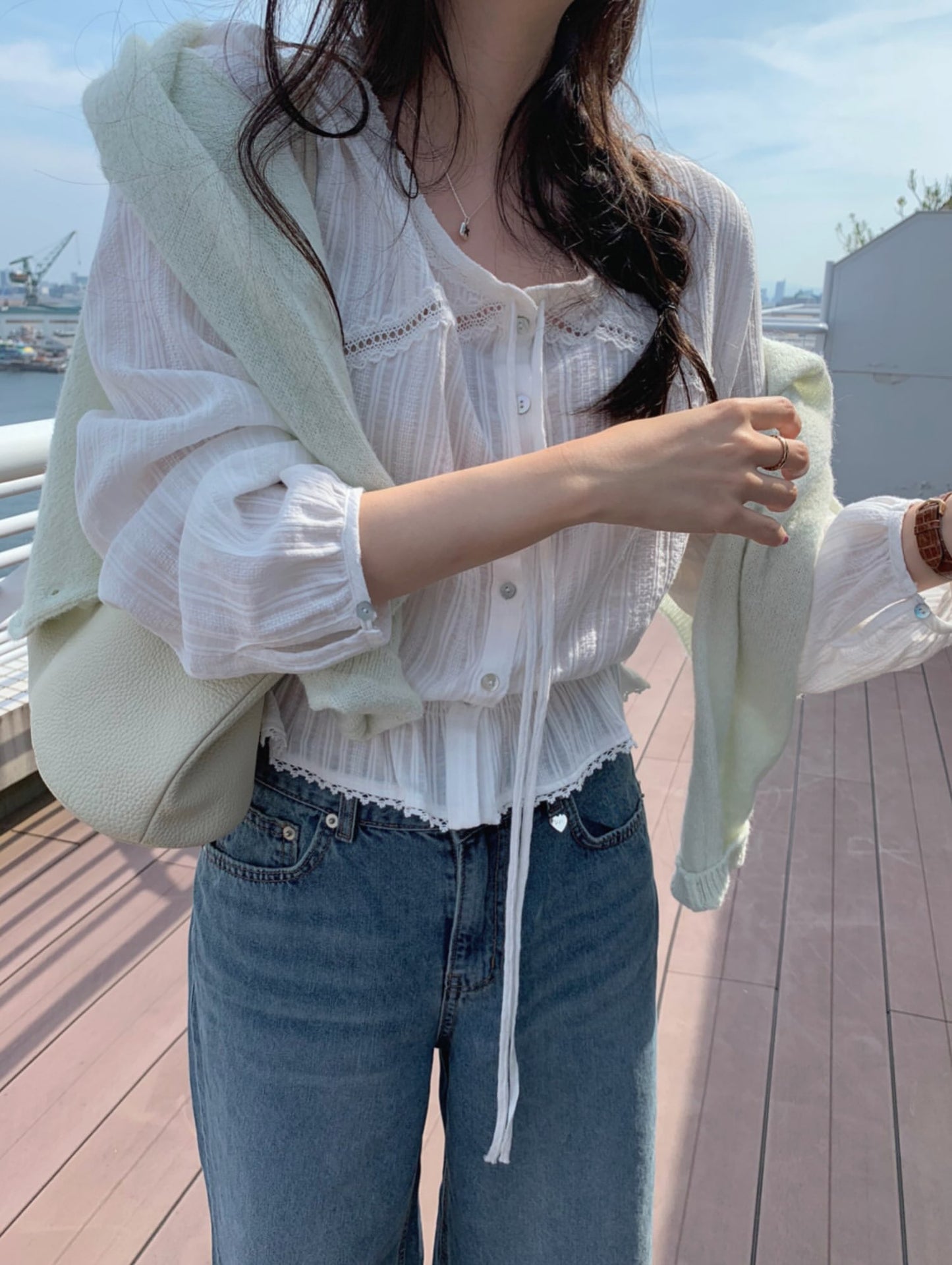 Llama Cardigan-4col