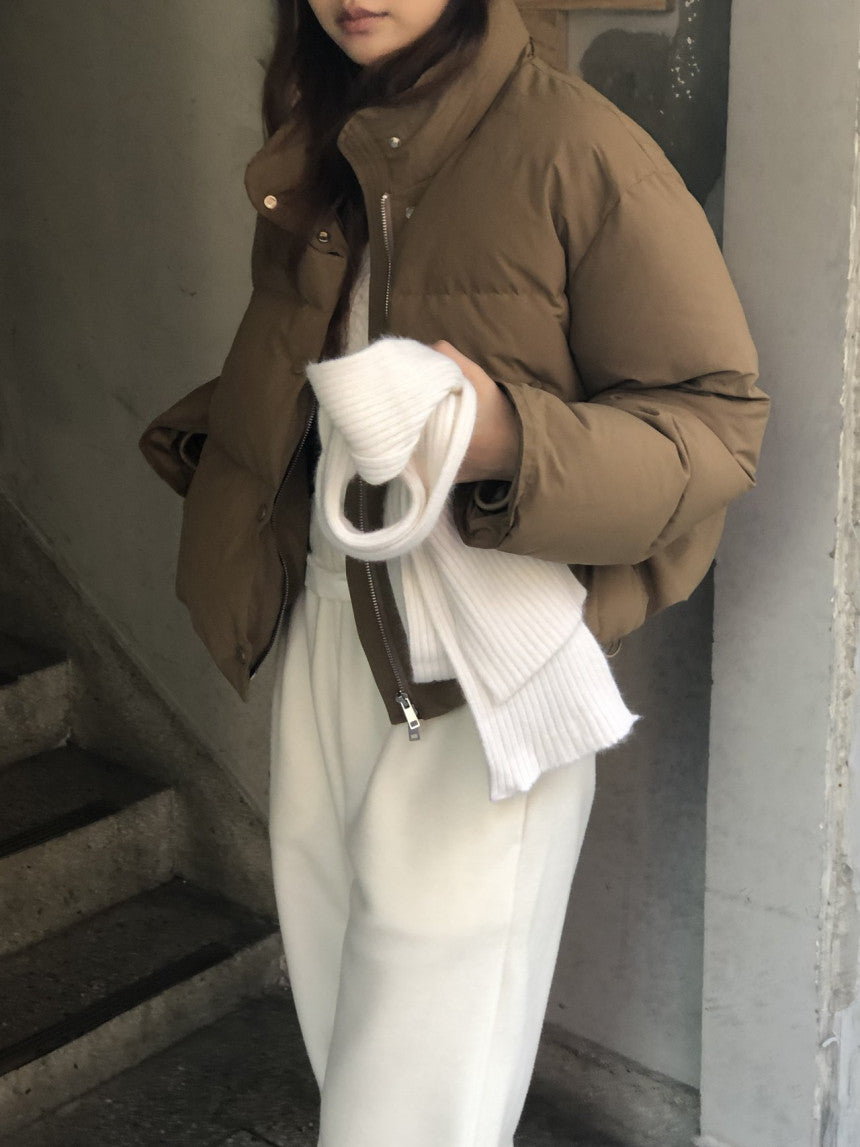 Basel duckdown short padding-3col