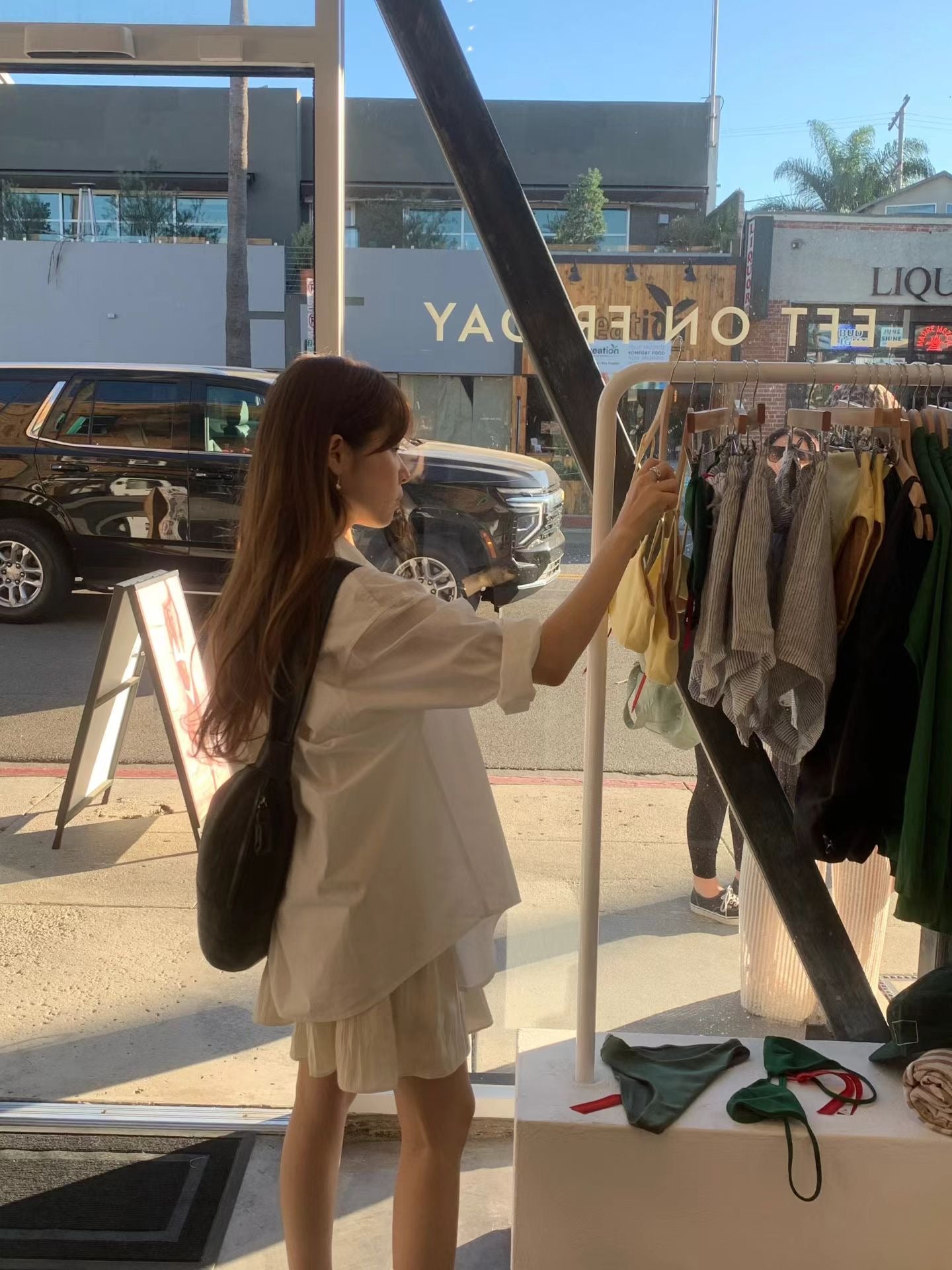 Ounce fond boxy shirt-col