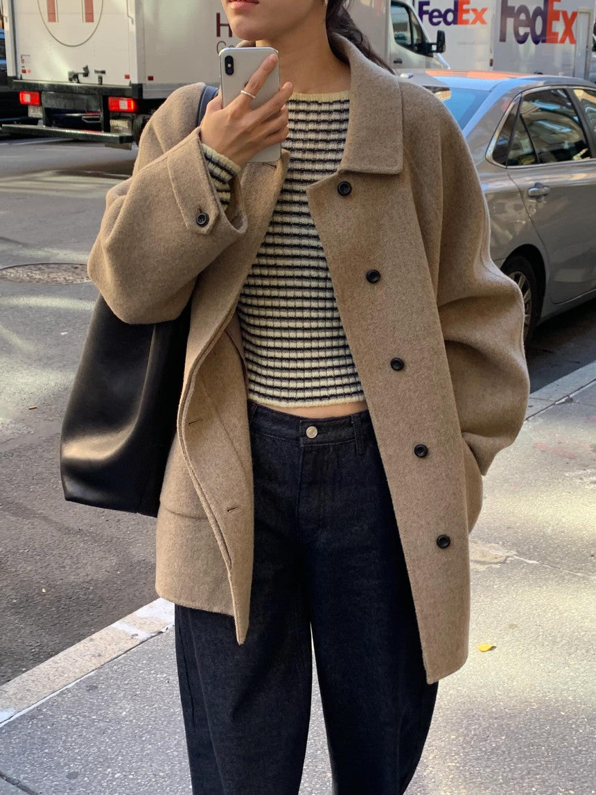 Bruni half handmade coat