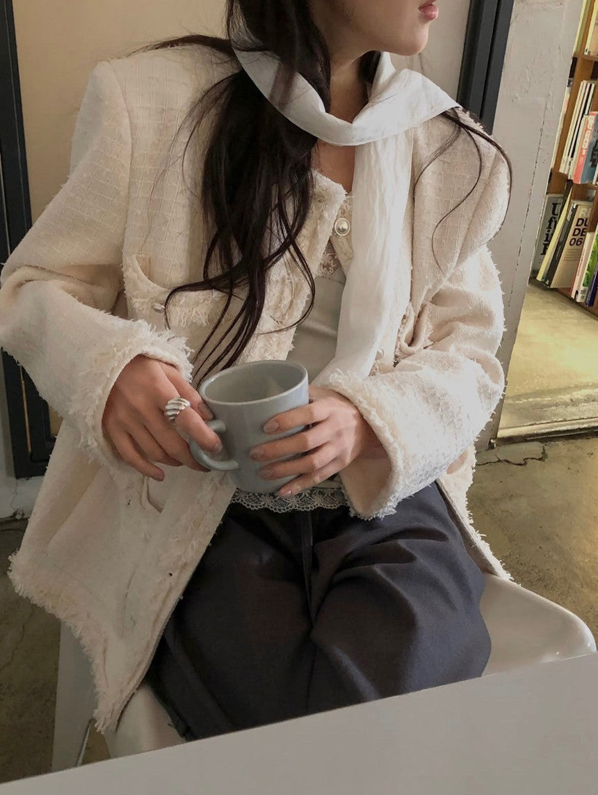 Edga tweed jacket-3col