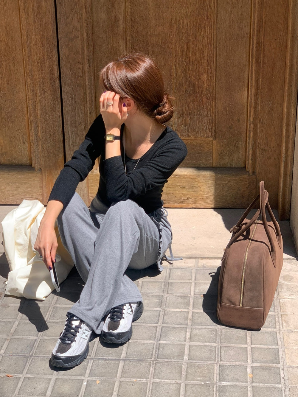 Pov skirt pants-2col