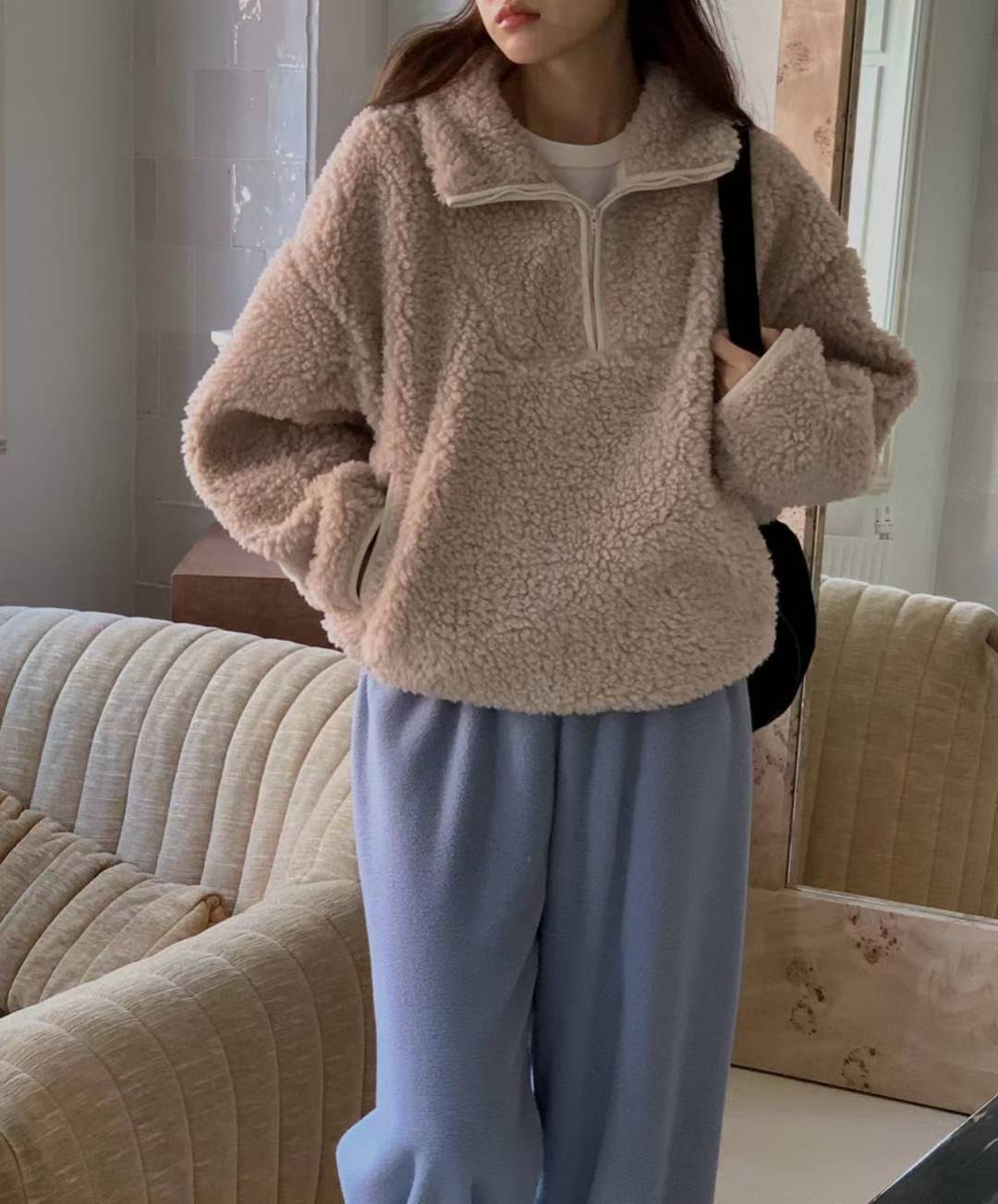 uug half zip up-2col