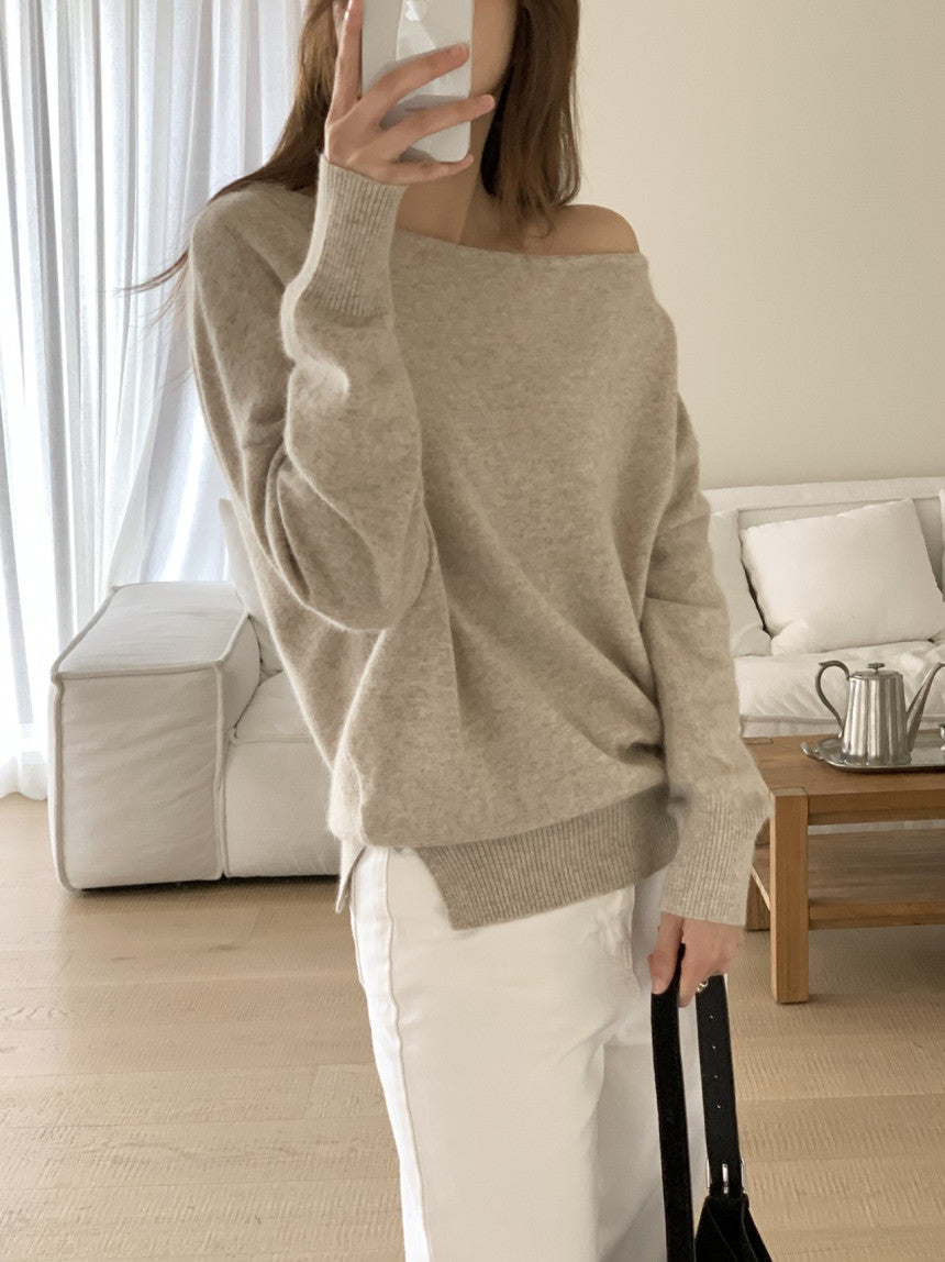 Siena fox unbalance knit-3col