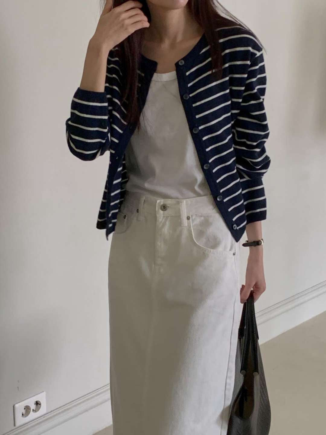 S.T cardigan-3col