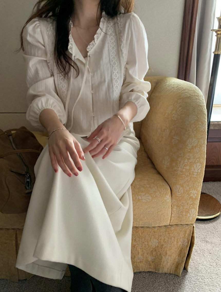 Darling frill gimo blouse