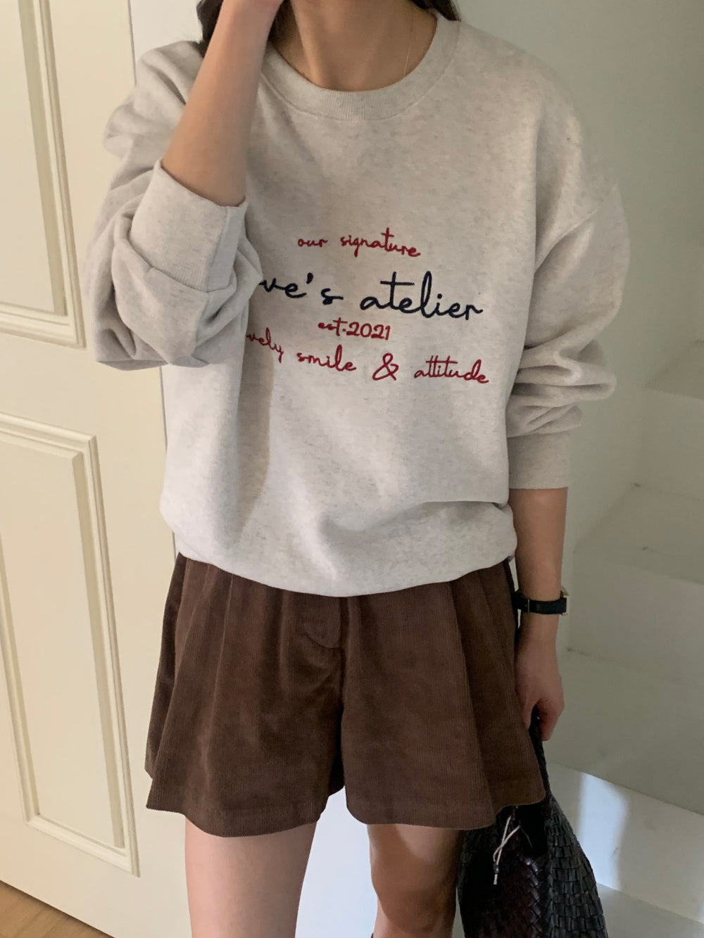 Picaboo corduroy shorts-2col