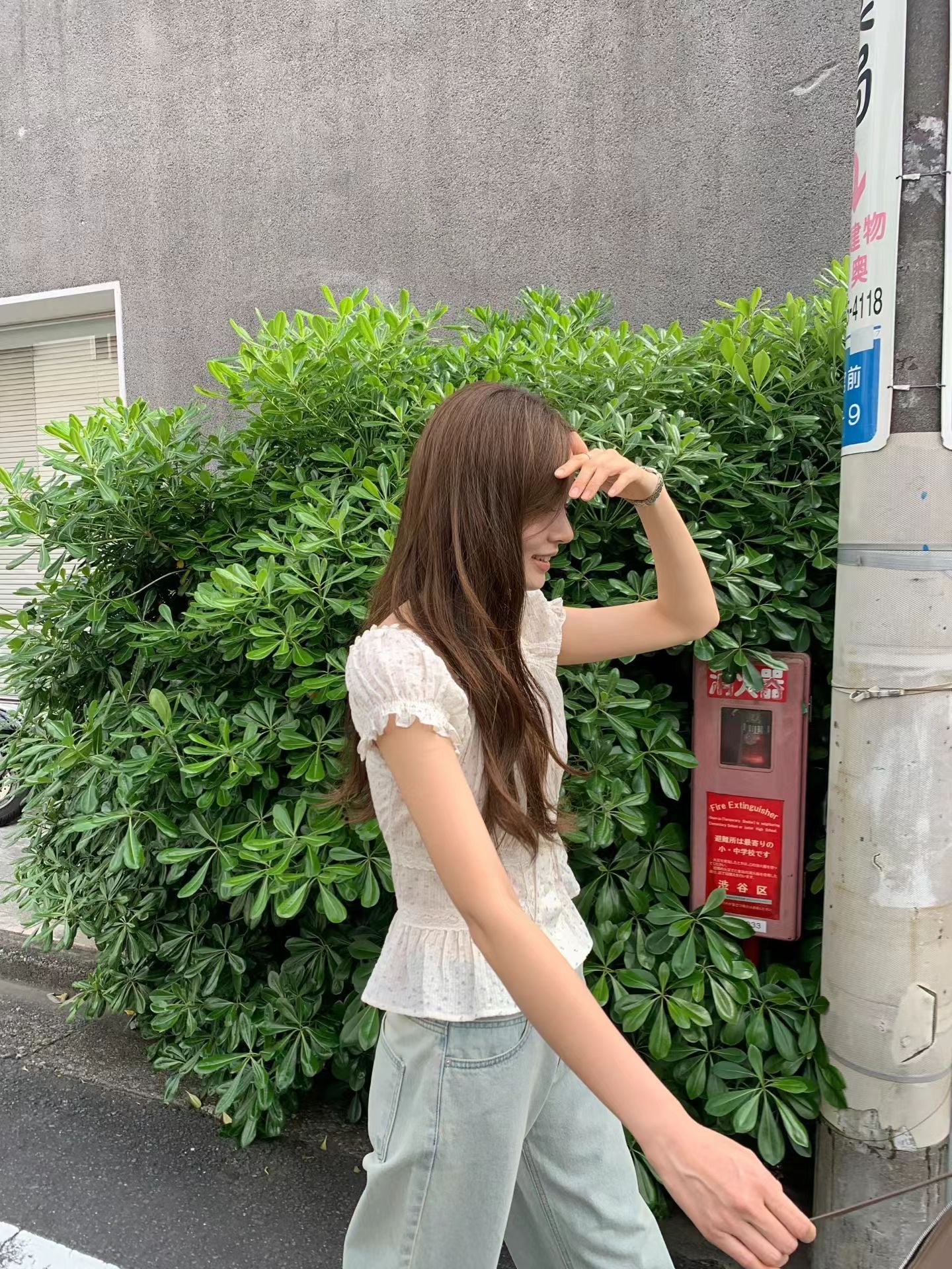 即納 Ounce jane puff blouse