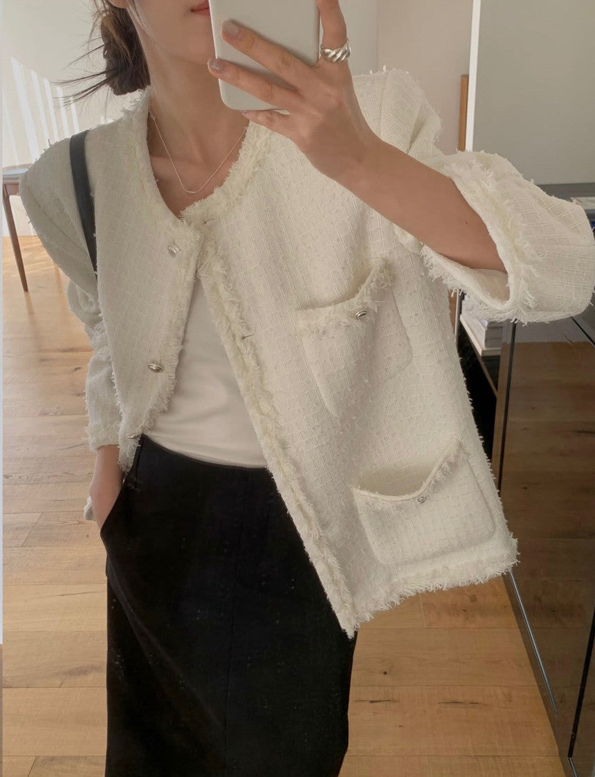 Edga tweed jacket-3col