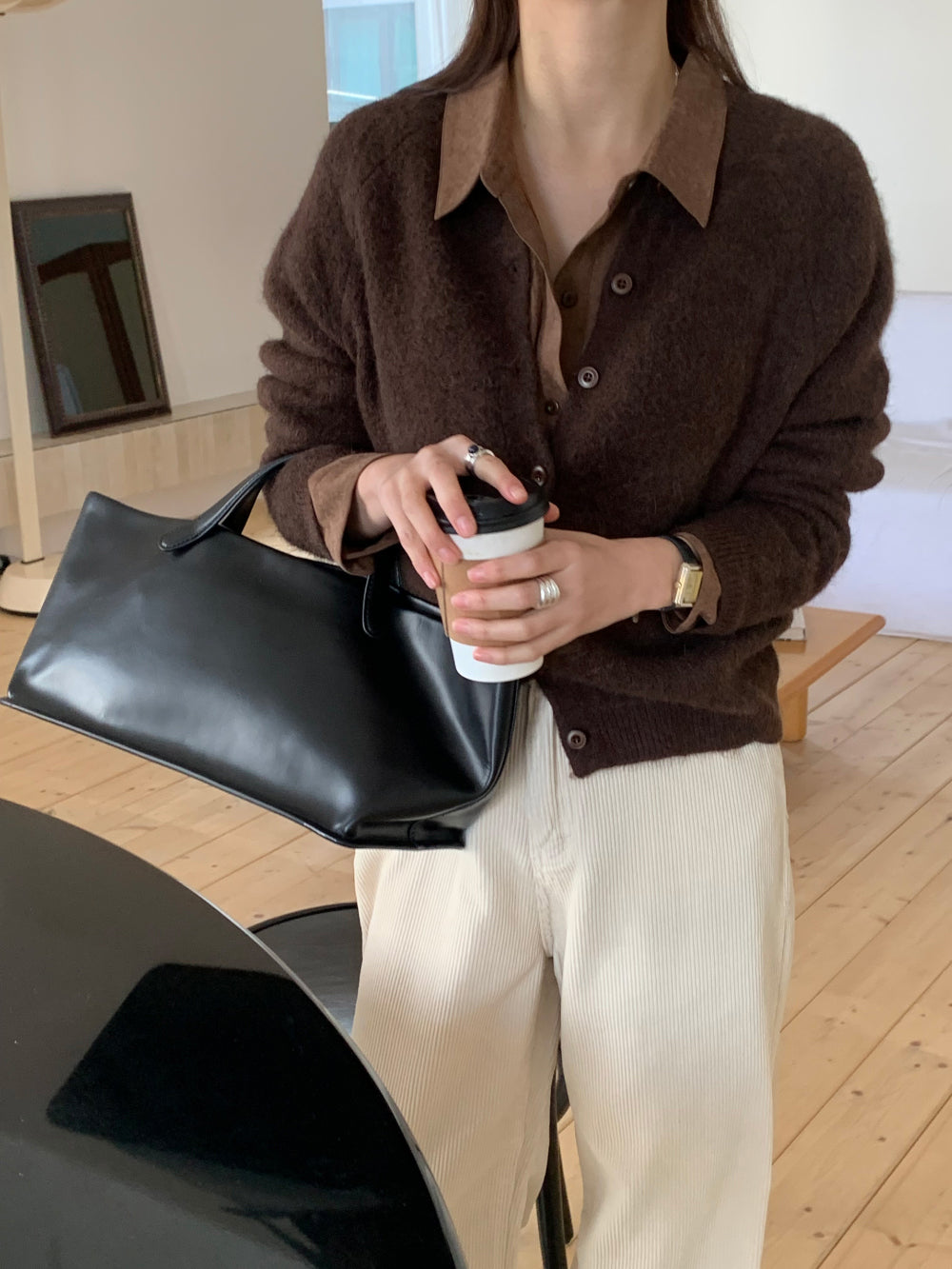 carrot cardigan-4col