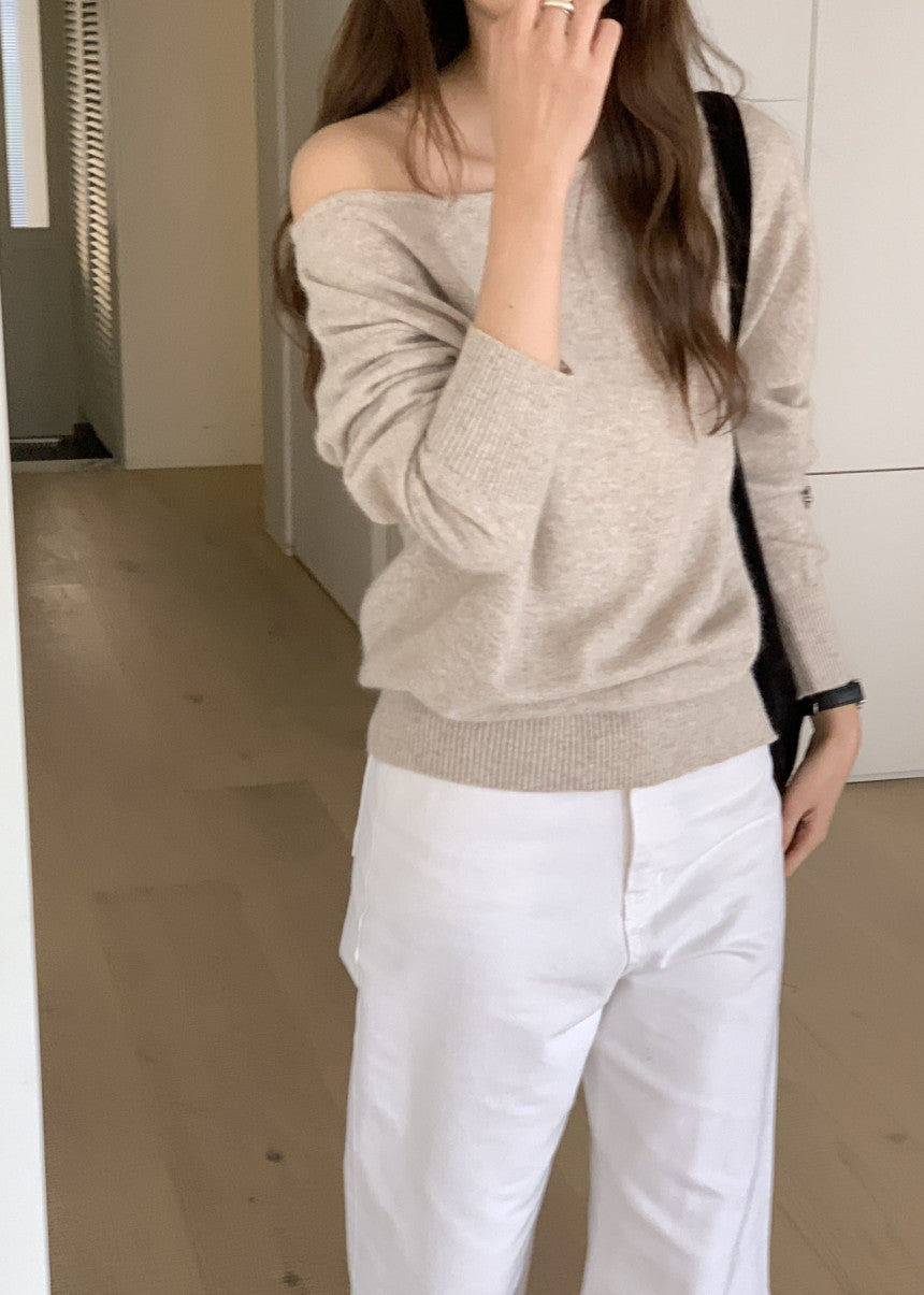 Siena fox unbalance knit-3col