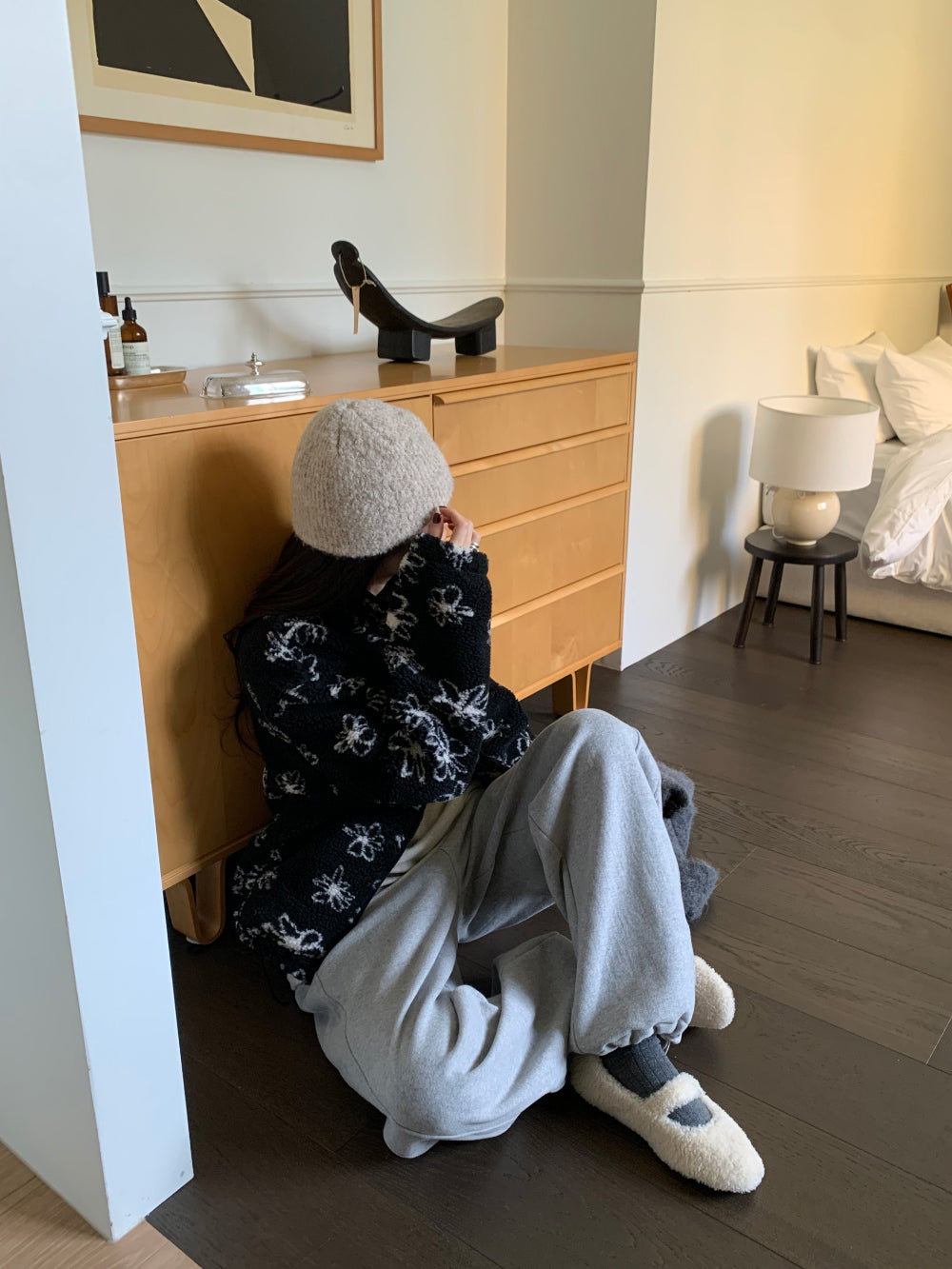 rosy flower jumper-2col