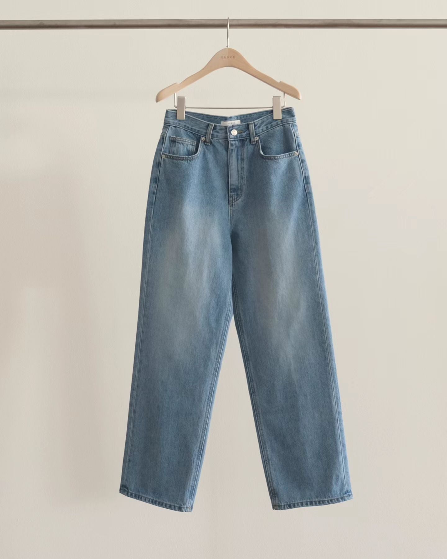 Ounce rosy mid blue denim