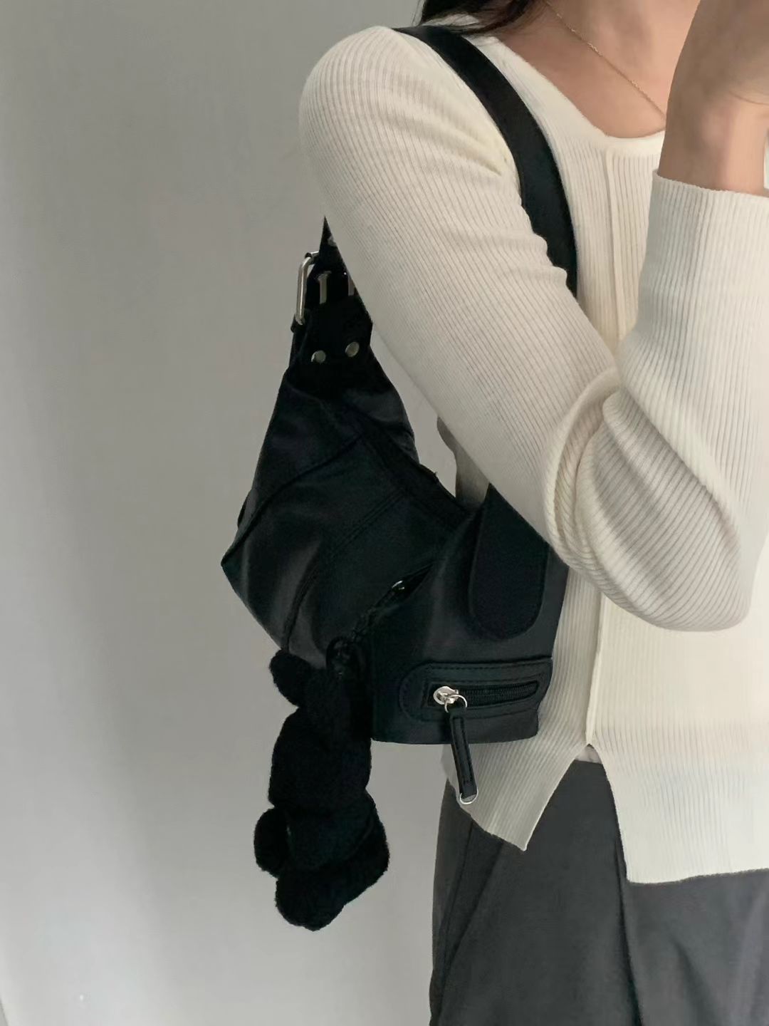 belt shoulder bag-2col